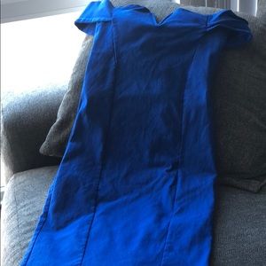 Off the shoulder blue dress❄️